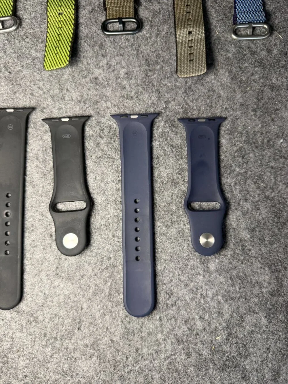 Apple Watch Band Lot of 7 Pairs Mixed Styles and Colors